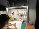 孩視寶夾式護(hù)眼臺(tái)燈兒童學(xué)生學(xué)習(xí)燈全光譜懸掛壁掛書架吊柜書桌燈G-36W 曬單實(shí)拍圖