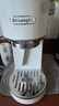 德龍（Delonghi）咖啡機(jī) 意式家用半自動(dòng)15Bar泵壓冷萃咖啡 軟觸屏手動(dòng)奶泡自動(dòng)停流小巧金屬機(jī)身 吉拉朵系列 EC890 .W氧氣白 即時(shí)加熱 自動(dòng)關(guān)機(jī) 專(zhuān)業(yè)蒸汽細(xì)桿拉花 曬單實(shí)拍圖
