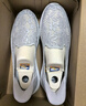 斯凱奇（Skechers）閃穿鞋女鞋蕾絲單鞋透氣休閑鞋軟底平底鞋健步鞋一腳蹬158858 曬單實拍圖