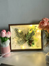 QUEENJOY七夕創(chuàng)意永生碎鉆蝴蝶相框擺件diy材料包手工制作生日禮物送朋友 水晶永生花蝴蝶相框(款式1) 【全套材料包】燈串+禮袋 曬單實拍圖