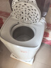 志高脫水機(jī)單甩干脫水機(jī)干桶甩干機(jī)小型迷你家用甩干桶出租房宿舍大容量單杠脫水桶烘干一體機(jī)以舊換新 12公斤【藍(lán)光殺菌款】三年免費(fèi)換新售后無憂 曬單實(shí)拍圖