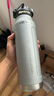 恩爾美純鈦保溫杯戶外便攜大容量水壺鍍鈦高檔個人商務噸噸男女新款水杯 【冰花銀】1000ml-保冷熱 曬單實拍圖
