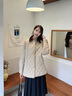 波司登25年輕薄羽絨服女短款90絨巴恩風(fēng)翻領(lǐng)夾克外套B250135334 曬單實(shí)拍圖
