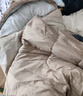 原始人睡袋成人戶外露營(yíng)大人冬季冬天加厚防寒被子隔臟四季通用款 2.0Kg【冬季防寒款】卡其左 曬單實(shí)拍圖
