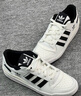 Adidas三葉草男鞋女鞋新款FORUM低幫板鞋復古運動(dòng)鞋休閑鞋百搭小白鞋 IH7830 41 曬單實(shí)拍圖