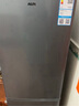 奧克斯128升一級(jí)能效雙門小戶型迷你小電冰箱家用宿舍租房辦公室節(jié)能省電低噪冷凍冷藏兩用BCD-128K138L 曬單實(shí)拍圖
