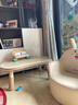 曼龍花生桌幼兒園桌子寶寶游戲玩具桌可升降調(diào)節(jié)兒童學(xué)習(xí)桌椅套裝 【30mm木紋桌面防側(cè)翻】米黃色 曬單實(shí)拍圖