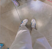 Onitsuka Tiger鬼?；⒔?jīng)典款荔枝皮運動休閑男女鞋 1183B391-100 白色 39.5 曬單實拍圖