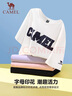 駱駝（CAMEL）夏日棉T恤男女同款三防透氣短袖T恤 C34BA9L3008A5 玉石白 M 曬單實(shí)拍圖