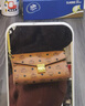 蔻馳（COACH） coach女包 MINI CALLY單肩手提包托特包琴譜包風琴包小方包 卡其色配白色5693IMDJ8 曬單實拍圖