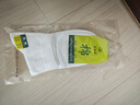 歐蒂愛(ài)（OUTIAI）襪子男純棉中筒春夏薄款短筒船襪新疆長(cháng)絨棉吸汗防臭淺口短襪無(wú)骨 白色5雙【中筒】 26-28cm（適合40-44鞋碼） 曬單實(shí)拍圖