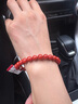 石玥珠寶精品7-8mm涼山南紅瑪瑙手串本命年轉(zhuǎn)運珠手鏈男女士款禮物 曬單實拍圖