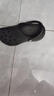 卡駱馳（crocs）經(jīng)典云朵clog洞洞鞋女鞋戶(hù)外涼鞋拖鞋厚底涼拖 206750-001 W7 曬單實(shí)拍圖