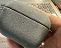 0度 適用蘋果AirPods pro保護套AirPods無線藍牙耳機套保護殼歐締蘭翻毛皮防摔防塵套 黑灰色 AirPods Pro二代 曬單實拍圖