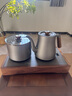 掌智純鈦全自動(dòng)底部上水電熱燒水壺泡茶專(zhuān)用茶臺茶桌嵌入式一體煮茶器恒溫電茶爐2025新款家用 1.2L 鈦壺+煮茶-桶裝水+木框 曬單實(shí)拍圖