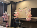 多美憶生日派對(duì)兒童氣球裝飾場(chǎng)景布置生日裝飾男孩女孩生日套裝亮片地飄 曬單實(shí)拍圖
