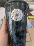 樂(lè )唯詩(shī)冰美式咖啡玻璃吸管杯大容量雙飲口果汁奶茶水杯女生高顏值 墨藍星座吸管杯【銀章】 450ml 1只 曬單實(shí)拍圖