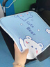 OSKV凝膠坐墊辦公室蜂窩硅膠椅墊學(xué)生坐墊卡通屁墊夏季冰涼透氣座椅墊 冰感藍-小白熊【加厚涼感升級】 上長(cháng)40cm/下長(cháng)46cm/寬43cm/厚2cm 曬單實(shí)拍圖