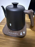 鳴盞燒水壺泡茶 電熱水壺功夫茶壺電茶爐 茶藝師專用電茶壺 智能恒溫茶具磨砂MZ152A黑色 曬單實拍圖