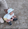 bc babycare嬰兒帽子寶寶遮陽(yáng)帽漁夫帽親子沙灘帽兒童防曬帽 季艾彩青 M-寶寶款（建議頭圍48-53cm） 曬單實(shí)拍圖