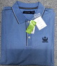 諾帝卡（NAUTICA）【單件直降】男裝25春夏新款棉滌珠地抗菌親膚短袖POLO衫男KE5103 湖泊藍(lán)410 M 曬單實拍圖