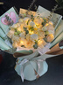 領(lǐng)香情人節(jié)鮮花速遞香檳玫瑰花束表白送女友老婆生日禮物全國同城配送 33朵香檳玫瑰—女神款 曬單實拍圖
