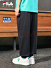 FILA KIDSx原田治聯(lián)名系列兒童長褲2025夏季新款男大童純棉針織褲 RD寶藍-NV 170 曬單實拍圖