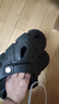 QYCKABY洞洞鞋男士夏季EVA家居戶外兩穿透氣卡通厚底浴室防滑半涼拖鞋女 煤球【黑色】 44-45 適合43-44 曬單實(shí)拍圖