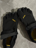 Vibram五指鞋 晨跑夜跑赤足鞋輕便透氣跑步鞋健身休閑運動(dòng)鞋KSO 黑色（男款） 41 曬單實(shí)拍圖