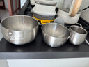 樂扣樂扣不銹鋼碗嬰兒輔食碗防摔兒童碗1-3-6歲寶寶吃飯湯碗雙層隔熱餐具 【2件套】中碗300ml+大碗400ml 曬單實(shí)拍圖