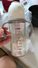 日康（rikang）奶瓶 PPSU寬口兩用吸管奶瓶1-6歲大容量直飲杯 360ML N1070-2 灰 曬單實(shí)拍圖