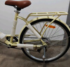 京東京造 CT200城市自行車單速成人學(xué)生男女士通勤單車奶油黃 曬單實(shí)拍圖