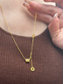 六桂福珠寶 LIU GUI FU JEWELRY小蠻腰黃金項(xiàng)鏈套鏈女足金實(shí)心純金吊墜掛墜生日禮物送女友媽媽款 甄選尊貴禮盒（無(wú)產(chǎn)品僅禮盒） 曬單實(shí)拍圖
