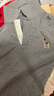哈吉斯（HAZZYS）男裝 夏款男上衣純色休閑翻領(lǐng)短袖T恤男ASTZE0BBF24 灰色GE L （175/96A 48） 曬單實(shí)拍圖