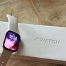 Apple/蘋果 Watch Series 10 智能手表GPS款42毫米玫瑰金色鋁金屬表殼淡桃粉色運動型表帶S/M MX1R3CH/B 曬單實拍圖