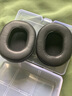 比博歐 適用鐵三角ATH-MSR7耳罩M50X M40X M50  MSR7b耳機(jī)海綿套小羊皮耳套DSR7BT MSR7NC MSR7SE耳機(jī)套 黑色【小羊皮耳套，一對(duì)】 曬單實(shí)拍圖