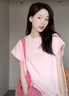朦朧杏加肥加大女褲300斤夏季套裝大碼胖mm運(yùn)動(dòng)多巴胺穿搭顯瘦短袖闊腿 紫色兩件裝 3XL 適合穿190-240斤 曬單實(shí)拍圖