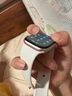 Apple/蘋果 Watch Series 10 智能手表GPS款42毫米玫瑰金色鋁金屬表殼淡桃粉色運(yùn)動型表帶S/M MX1R3CH/B 曬單實(shí)拍圖