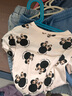 H&M【迪士尼系列】童裝女嬰2件式25夏新款米妮印花棉質(zhì)套裝1265913 白色/米妮老鼠 100 100/56 曬單實拍圖