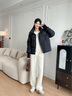 鴨鴨（YAYA）羽絨服女冬季連帽短款加厚保暖女士面包服韓版寬松休閑百搭外套女 曬單實(shí)拍圖