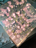 手工diy郁金香花海小夜燈材料立體魔方鏡子情侶女友閨蜜生日禮物 大款鏡花?！?0朵粉色材料】 情侶/閨蜜(走心) 曬單實拍圖