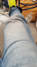 Levi's李維斯冰酷系列男士502合體錐形簡約時(shí)尚經(jīng)典低腰牛仔褲 曬單實(shí)拍圖
