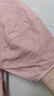 無印良品（MUJI）女式 涼感平紋套頭短袖連衣裙 女裝裙子長裙純棉寬松涼感物語夏季 橙色條紋 S (155/80A) 曬單實拍圖