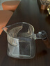 憶壺茶玻璃泡茶壺耐高溫月牙過(guò)濾杯茶水分離分茶器公道杯綠茶功夫茶具 【透明大號】方韻壺700ml 曬單實(shí)拍圖