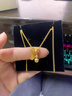 芯奢金店同款葫蘆項(xiàng)鏈女2025新款極簡(jiǎn)金色仿沙金久不掉色小葫蘆項(xiàng)墜 招財(cái)納福小金葫蘆項(xiàng)鏈 曬單實(shí)拍圖