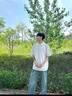 森馬（Semir）POLO衫男吸濕速干涼感T恤通勤短袖上衣夏季109325115101 曬單實(shí)拍圖