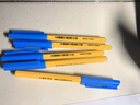 施德樓（STAEDTLER）0.5mm圓珠筆 大容量全銅筆頭按動原子筆 學生考試書寫辦公用藍色5支430F-3 曬單實拍圖