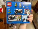 樂高（LEGO）積木拼裝玩具 城市系列 60455警用摩托車大追擊4歲+ 兒童生日禮物 曬單實拍圖