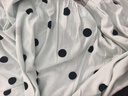 久歲伴【親子裝】兒童睡衣女童家居服少女媽媽可穿夏季薄款短袖短褲套裝 白色 160 /身高150-162體重90-105斤 曬單實(shí)拍圖