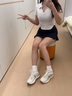 蒂波菲女鞋2025夏季新款網(wǎng)面透氣運(yùn)動(dòng)鞋厚底小個(gè)子內(nèi)增高小白鞋子夏季女 灰色 37 曬單實(shí)拍圖